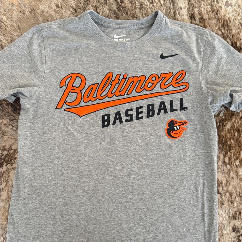 Nike Gray Baltimore Baseball Tee